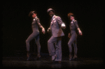 Actors (L-R) Valarie Pettiford, Gary Chapman & Babara Yeager in a scene fr. the Broadway musical "Big Deal" (New York)