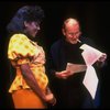 Director/choreographer Bob Fosse (C) discussing scene w. actress Loretta Devine (L) at a dress rehearsal for the Broadway musical "Big Deal" (New York)