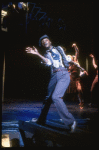 Actor Bruce Anthony Davis in the "Beat Me Daddy, Eight to the Bar" dance number fr. the Broadway musical "Big Deal" (New York)