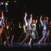 Actors (front L-R) Wayne Cilento & Bruce Anthony Davis in the "Beat Me Daddy, Eight to the Bar" dance number fr. the Broadway musical "Big Deal" (New York)