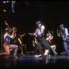 Actors (front L-R) Wayne Cilento & Bruce Anthony Davis in the "Beat Me Daddy, Eight to the Bar" dance number fr. the Broadway musical "Big Deal" (New York)