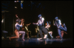 Actors (front L-R) Wayne Cilento & Bruce Anthony Davis in the "Beat Me Daddy, Eight to the Bar" dance number fr. the Broadway musical "Big Deal" (New York)