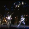 Actors (front L-R) Wayne Cilento & Bruce Anthony Davis in the "Beat Me Daddy, Eight to the Bar" dance number fr. the Broadway musical "Big Deal" (New York)