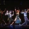 Actors (front L-R) Wayne Cilento & Bruce Anthony Davis in the "Beat Me Daddy, Eight to the Bar" dance number fr. the Broadway musical "Big Deal" (New York)