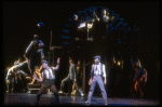 Actors (front L-R) Wayne Cilento & Bruce Anthony Davis in the "Beat Me Daddy, Eight to the Bar" dance number fr. the Broadway musical "Big Deal" (New York)