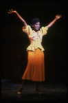 Actress Loretta Devine in a scene fr. the Broadway musical "Big Deal" (New York)