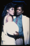 Actors Loretta Devine & Cleavant Derricks in a scene fr. the Broadway musical "Big Deal" (New York)