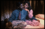 Actors Loretta Devine & Cleavant Derricks in a scene fr. the Broadway musical "Big Deal" (New York)