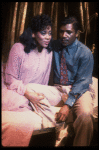 Actors Loretta Devine & Cleavant Derricks in a scene fr. the Broadway musical "Big Deal" (New York)