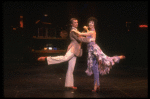 Actors Dick Corrigan & Roberta Haze in a scene fr. the Broadway musical "Ballroom." (New York)