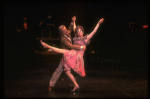 Actors Bud Fleming & Jayne Turner in a scene fr. the Broadway musical "Ballroom." (New York)