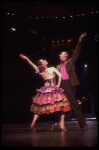 Actors Adriana Keathley & Victor Griffin in a scene fr. the Broadway musical "Ballroom." (New York)