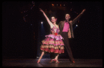 Actors Adriana Keathley & Victor Griffin in a scene fr. the Broadway musical "Ballroom." (New York)