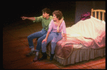 Actors Liz Callaway & Todd Graff in a scene fr. the Broadway musical "Baby." (New York)