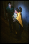 Actors Liz Callaway & Todd Graff in a scene fr. the Broadway musical "Baby." (New York)