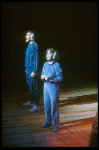Actors Beth Fowler & James Congdon in a scene fr. the Broadway musical "Baby." (New York)