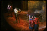 Actors (L-R) Beth Fowler, James Congdon, Martin Vidnovic, Catherine Cox, Liz Callaway & Todd Graff in a scene fr. the Broadway musical "Baby." (New York)