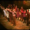 Actors (Front Row L-R) Catherine Cox, Martin Vidnovic, Liz Callaway, Todd Graff, Beth Fowler & James Congdon in a scene fr. the Broadway musical "Baby." (New York)