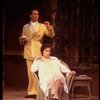 Actors Leslie O'Hara & Harry Groener in a scene fr. the Off-Broadway play "Beside the Seaside." (New York)