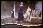 Actress Lisa Banes (C) in a scene fr. the New York Shakespeare production of the play "Antigone." (New York)