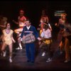 Actor Donald O'Connor (C) in a scene fr. the Broadway musical "Bring Back Birdie." (New York)