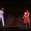 Actors Chita Rivera & Frank DeSal in a scene fr. the Broadway musical "Bring Back Birdie." (New York)