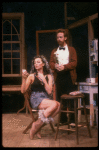 Actors Donna Murphy & Andrew Hill Newman in a scene fr. the Off-Broadway musical "Birds of Paradise." (New York)