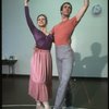 Dancer Marina Eglevsky & ice skater/dancer John Curry in a publicity shot fr. the Broadway revival of the musical "Brigadoon." (New York)