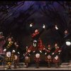 Ice skater/dancer John Curry (C) & ensemble in the "Sword Dance" fr. the Broadway revival of the musical "Brigadoon." (New York)