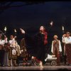 Dancer Marina Eglevsky (C) in the "Funeral Dance" fr. the Broadway revival of the musical "Brigadoon." (New York)