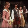 Actors (L-R) Mollie Smith, ice skater/dancer John Curry, Meg Bussert & Casper Roos in a scene fr. the Broadway revival of the musical "Brigadoon." (New York)