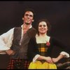 Dancer Marina Eglevsky & ice skater/dancer John Curry in a scene fr. the Broadway revival of the musical "Brigadoon." (New York)
