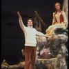 Actors Martin Vidnovic & Meg Bussert in a scene fr. the Broadway revival of the musical "Brigadoon." (New York)