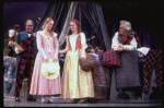 Actors (L-R) Jack Dabdoub, Mollie Smith, Meg Bussert & Casper Roos in a scene fr. the Broadway revival of the musical "Brigadoon." (New York)