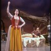 Actors Mark Zimmerman & Elaine Hausman in a scene fr. the Broadway revival of the musical "Brigadoon." (New York)