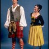 Dancers Jeff Harvey & Marina Eglevsky in a publicity shot fr. the replacement cast of the Broadway revival of the musical "Brigadoon." (New York)