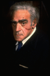 Actor Abe Vigoda in a scene fr. the Broadway revival of the play "Arsenic and Old Lace." (New York)