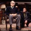 Actors (L-R) Abe Vigoda & William Hickey in a scene fr. the Broadway revival of the play "Arsenic and Old Lace." (New York)