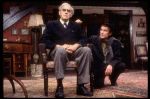 Actors (L-R) Abe Vigoda & William Hickey in a scene fr. the Broadway revival of the play "Arsenic and Old Lace." (New York)