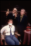 Actors (L-R) Tony Roberts, Abe Vigoda & William Hickey in a scene fr. the Broadway revival of the play "Arsenic and Old Lace." (New York)