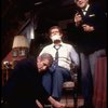 Actors (L-R) William Hickey, Tony Roberts & Abe Vigoda in a scene fr. the Broadway revival of the play "Arsenic and Old Lace." (New York)