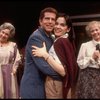 Actors (L-R) Jean Stapleton, Tony Roberts, Mary Layne, & Polly Holliday in a scene fr. the Broadway revival of the play "Arsenic and Old Lace." (New York)