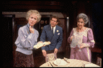 Actors (L-R) Polly Holliday, Tony Roberts & Jean Stapleton in a scene fr. the Broadway revival of the play "Arsenic and Old Lace." (New York)
