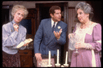 Actors (L-R) Polly Holliday, Tony Roberts & Jean Stapleton in a scene fr. the Broadway revival of the play "Arsenic and Old Lace." (New York)