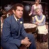 Actors (L-R) Tony Roberts, Jean Stapleton  & Polly Holliday in a scene fr. the Broadway revival of the play "Arsenic and Old Lace." (New York)