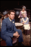 Actors (L-R) Tony Roberts, Jean Stapleton  & Polly Holliday in a scene fr. the Broadway revival of the play "Arsenic and Old Lace." (New York)