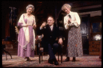 Actors (L-R) Jean Stapleton, Phillip Pruneau & Polly Holliday in a scene fr. the Broadway revival of the play "Arsenic and Old Lace." (New York)