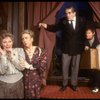 Actors (L-R) Marion Ross, Jean Stapleton, Jonathan Frid & Larry Storch in a scene fr. the replacement cast of the Broadway revival of "Arsenic and Old Lace." (New York)