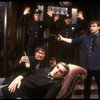 Actors (Back L-R) Andrew Gorman, William Metzo & Kevin McClarnon, (Front L-R) Larry Storch & Jonathan Frid in a scene fr. the replacement cast of the Broadway revival of "Arsenic and Old Lace." (New York)