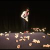 Actor Avner Eisenberg in a scene fr. the Off-Broadway one man show "Avner the Eccentric." (New York)